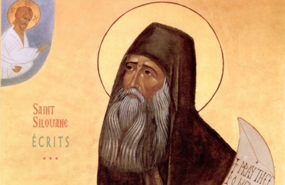 Détail icône Saint Silouane